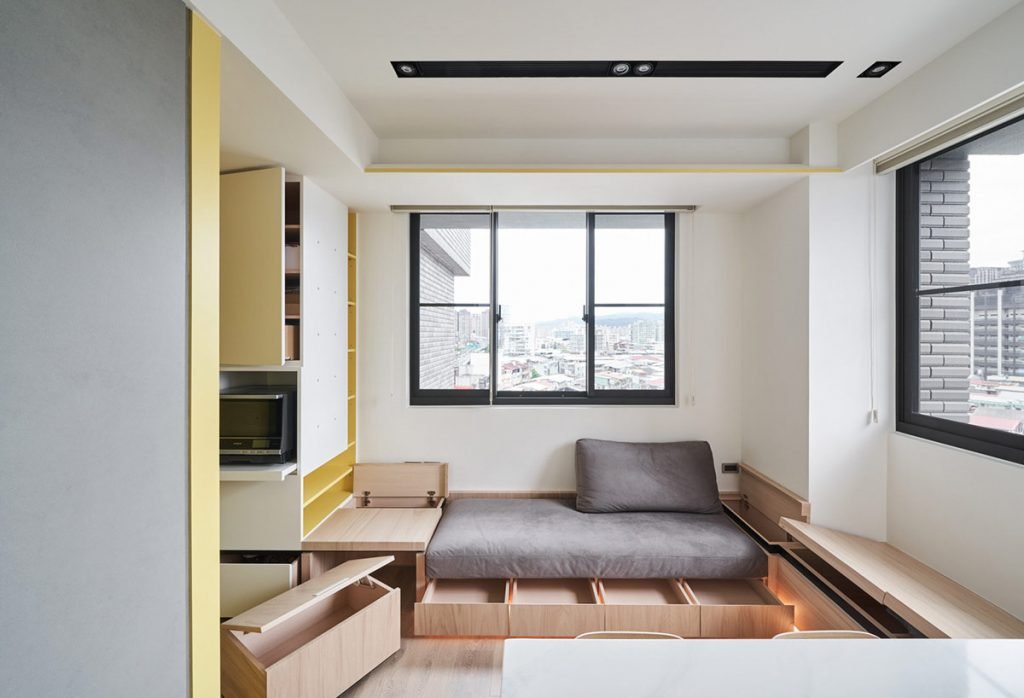 Solutions d'économie d'espace pour des petits intérieurs aérés 2