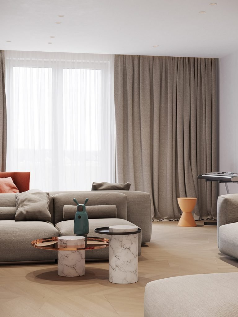 Un intérieur rétro moderne rempli d'idées de conception originales 2