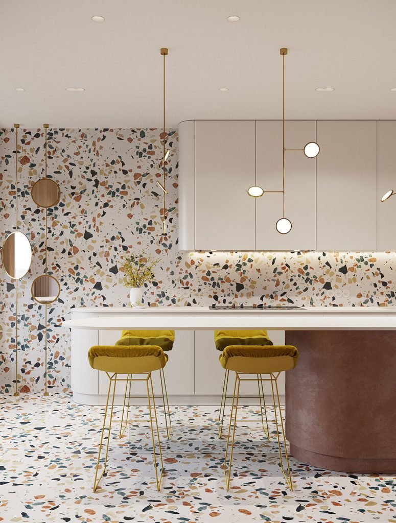 Un intérieur rétro moderne rempli d'idées de conception originales 6