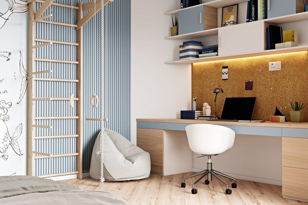 Les chambres des enfants