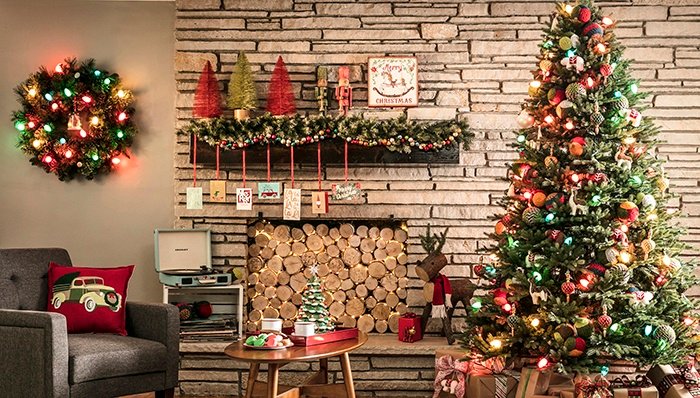 Les principales décorations de Noël Les guirlandes