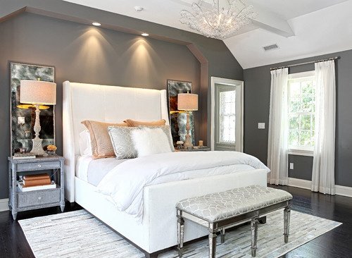 Une chambre luxueuse grâce à l’élégance des murs Une chambre luxueuse grâce à l’élégance des murs