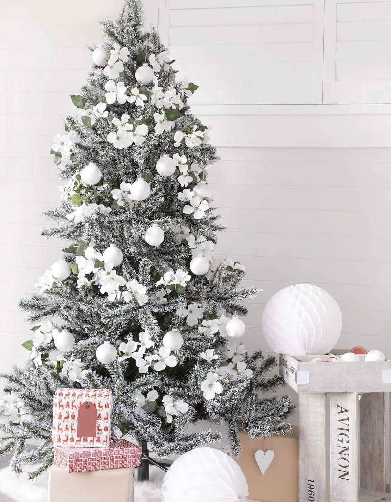Quelle est la meilleure façon de décorer un sapin de Noël fleurs