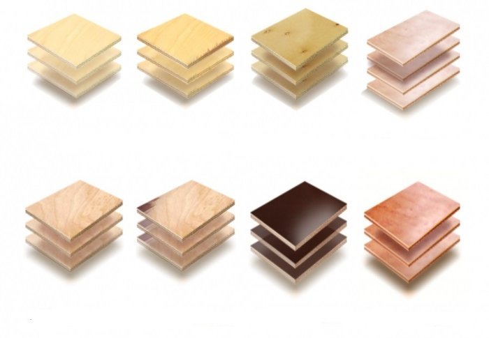 Types de plywood