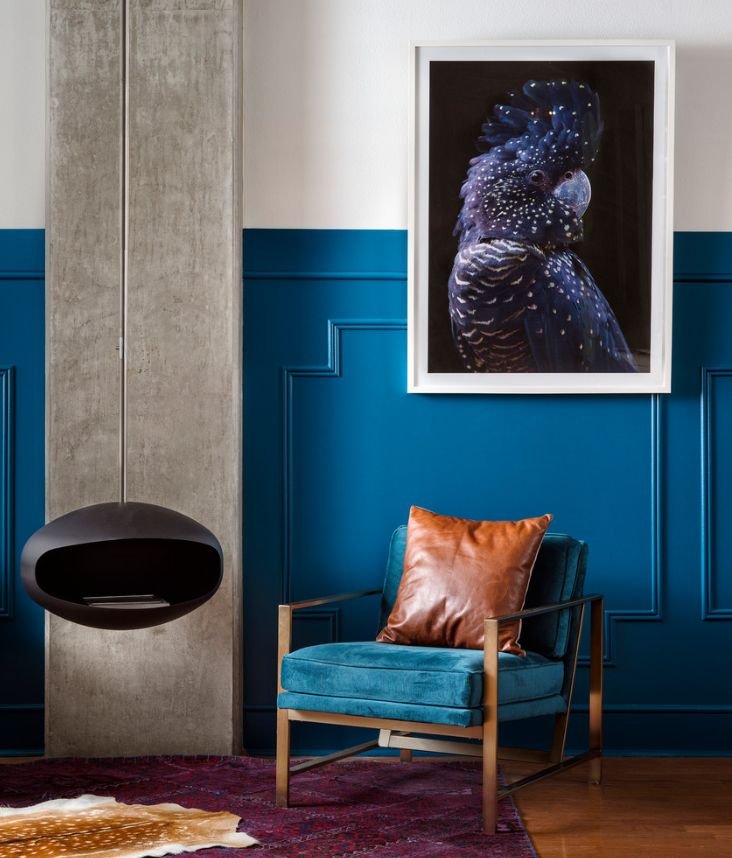 idées déco bleu paon 1