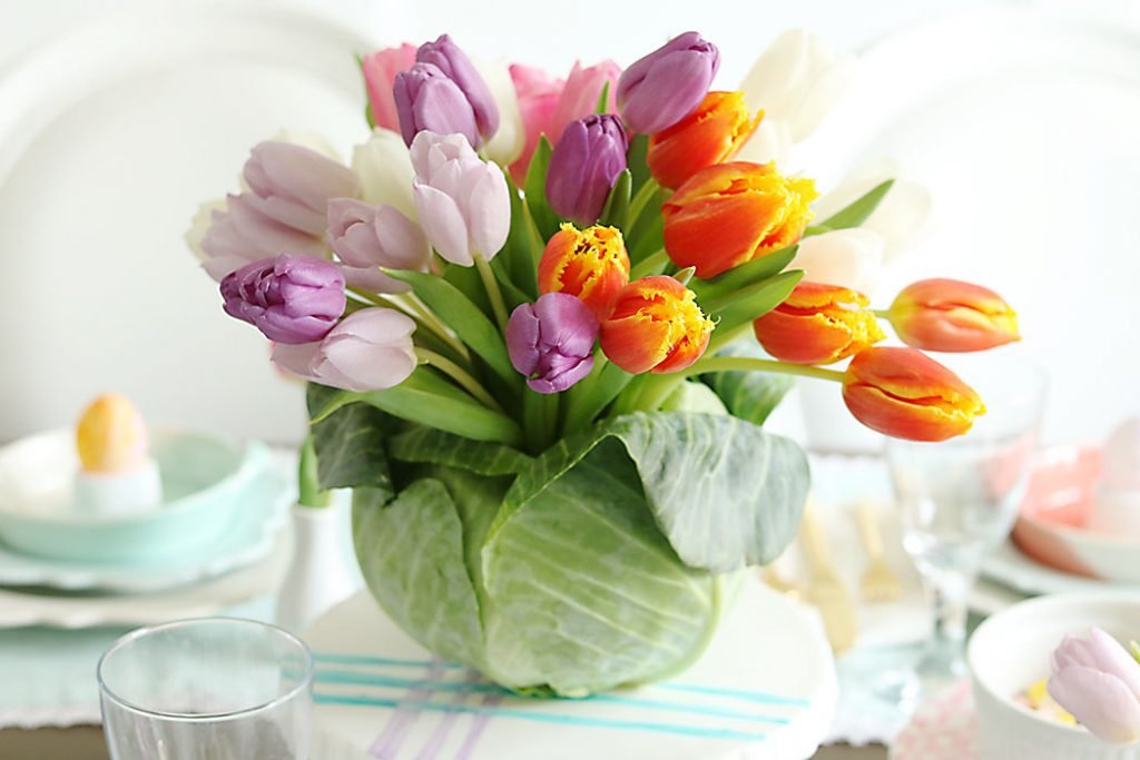 Des idées de décorations florales pour l'été avec des légumes
