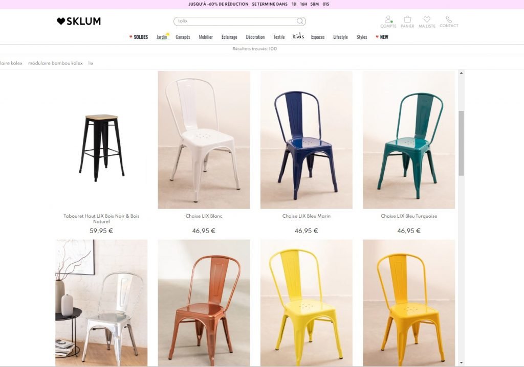 meubles design pas chers