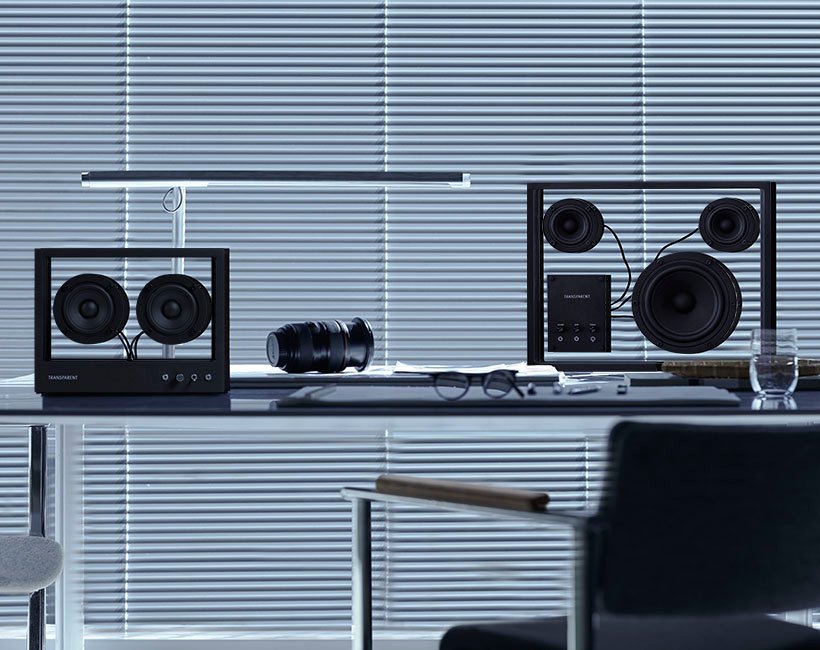 Design de l’enceinte transparente
