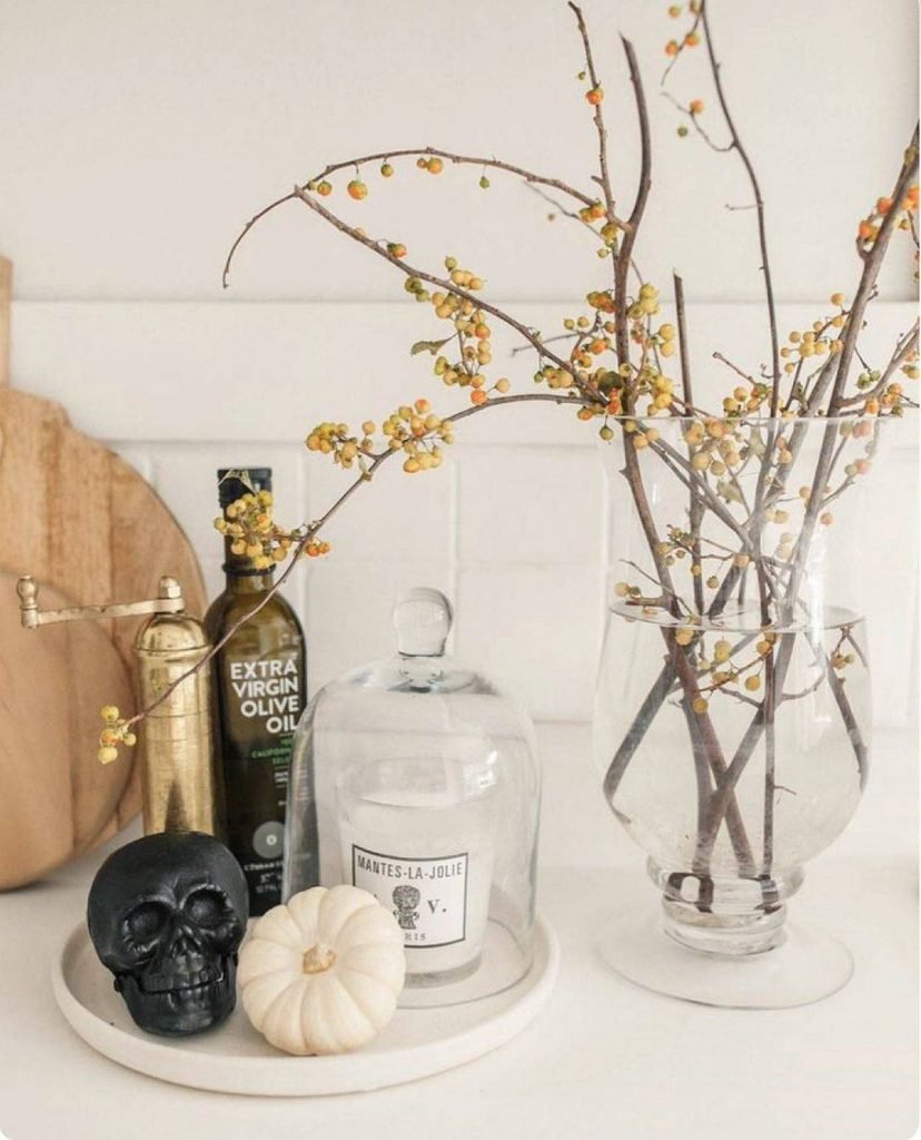 Des décorations d'Halloween subtiles et ... simples !