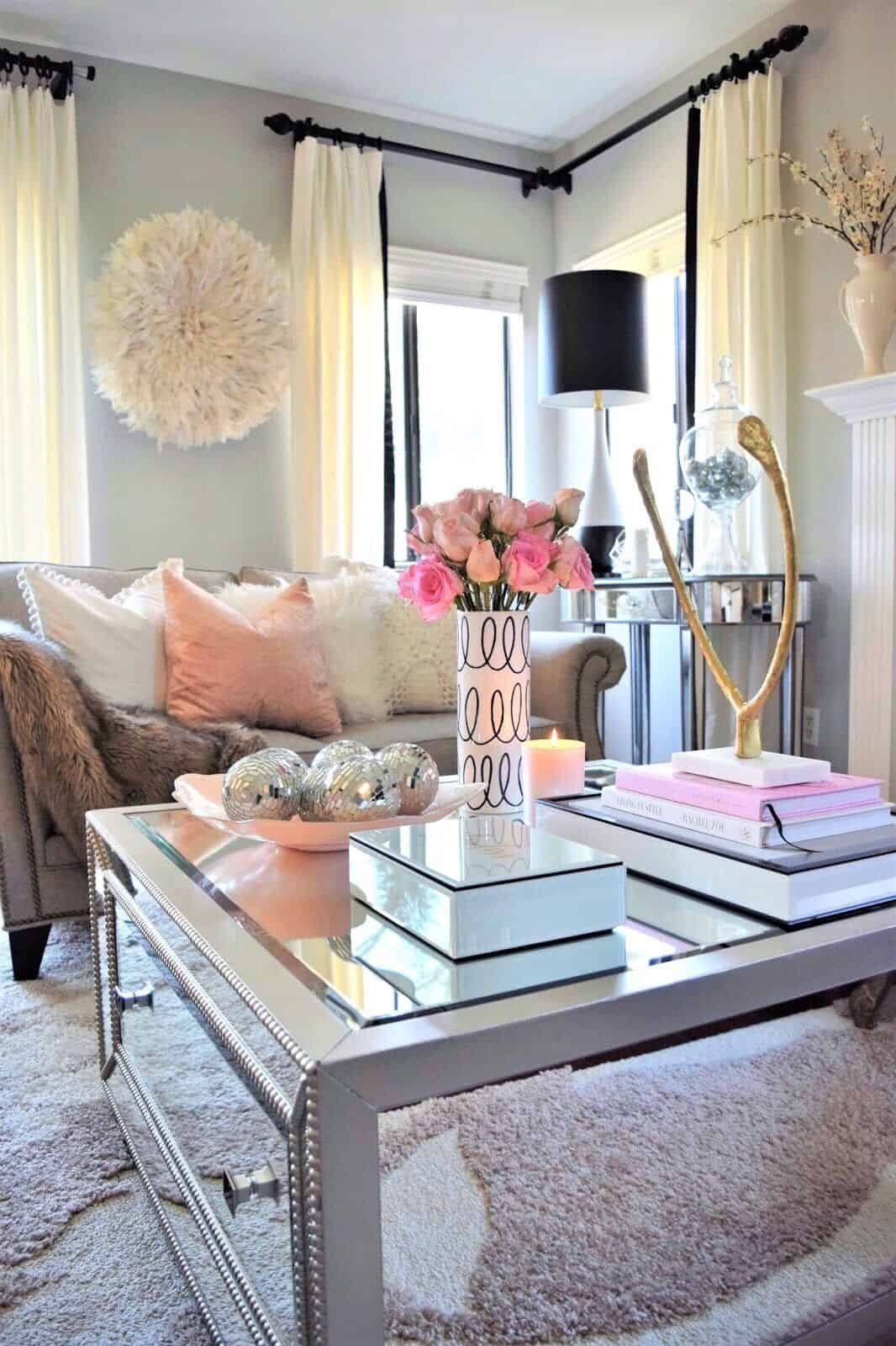 Des idées déco fraîches pour la  table basse