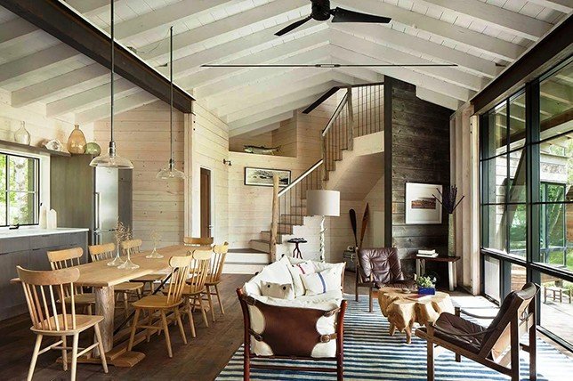 Des meubles dépareillés pour un style rustique 
