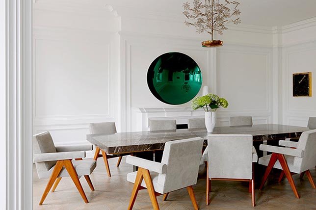 Salle à manger de style contemporain