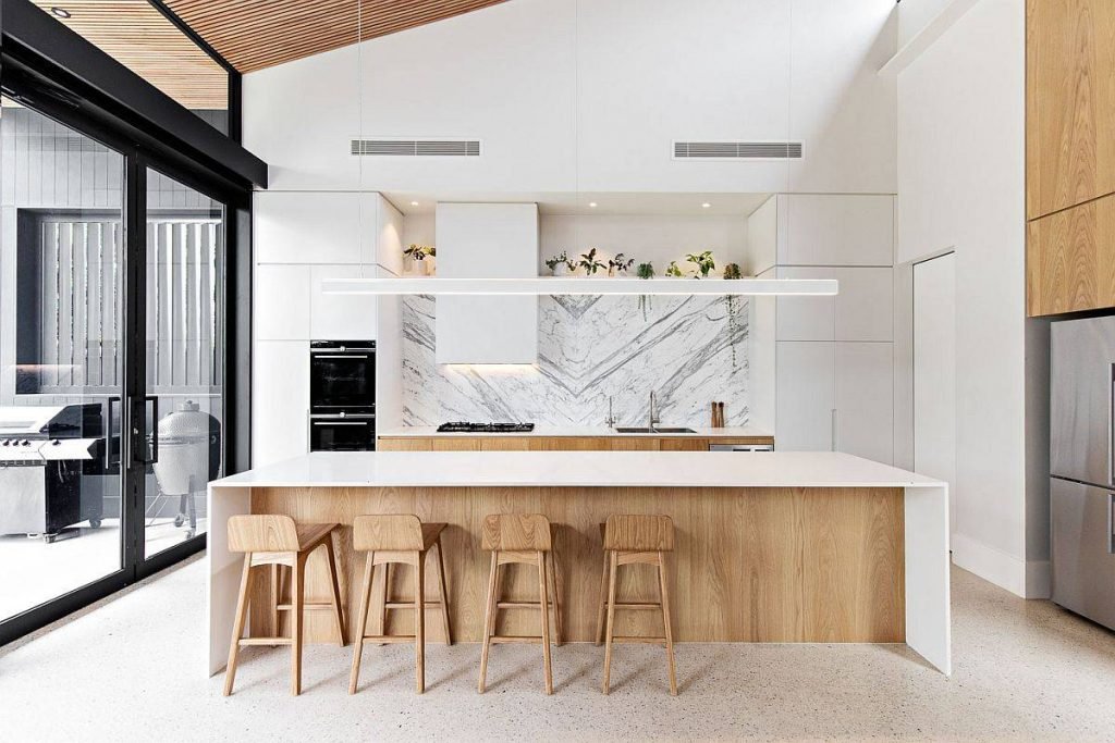 Des cuisines contemporaines révolutionnaires pour la maison de demain