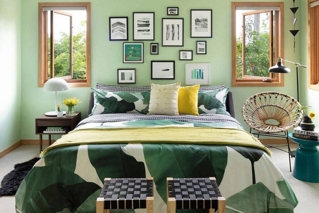 Une chambre verte très verte 1