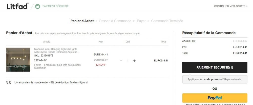 fausse promotion Litfad