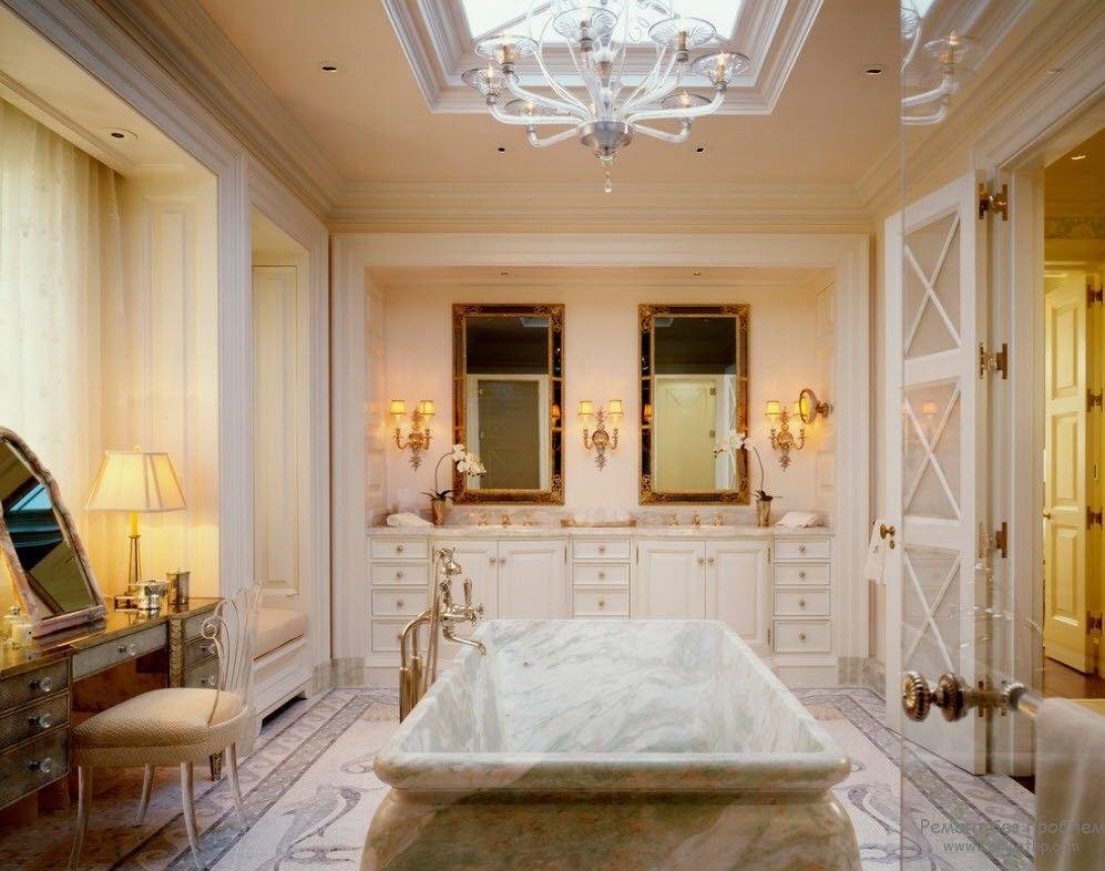 salle de bain style antique