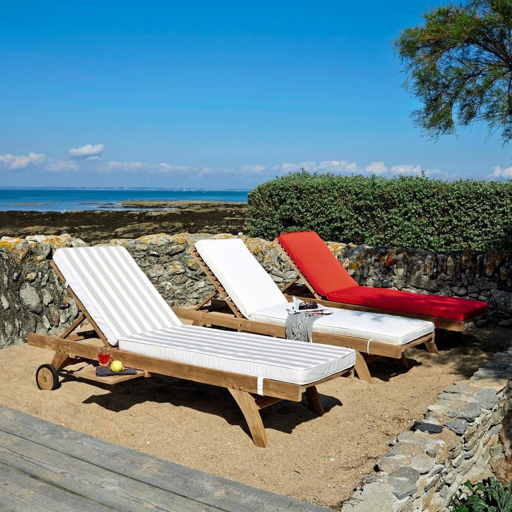 La chaise longue inclinable