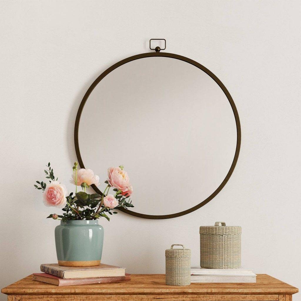 Un miroir rond