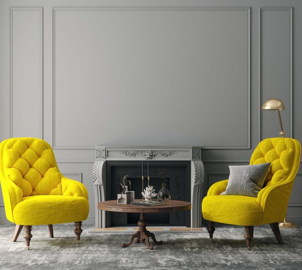 style Hollywood Regency peinture