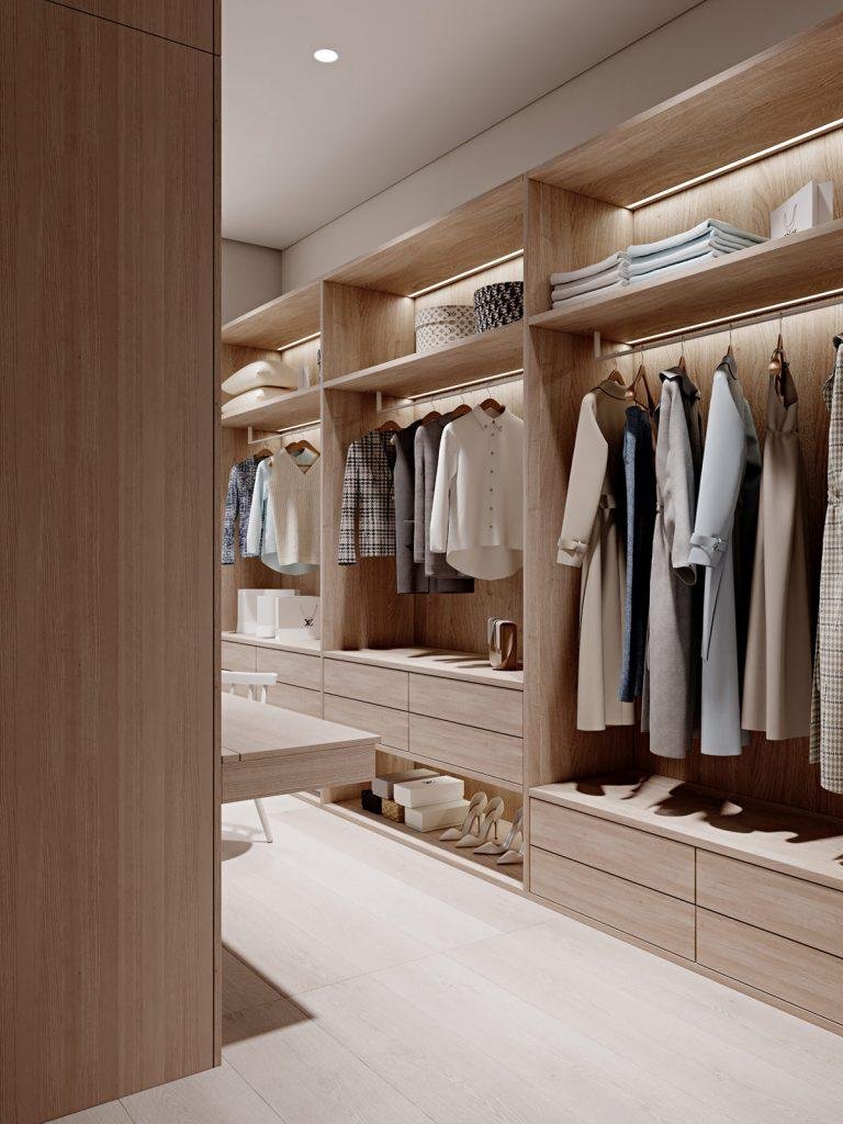 La chambre de style déco chinois moderne 1