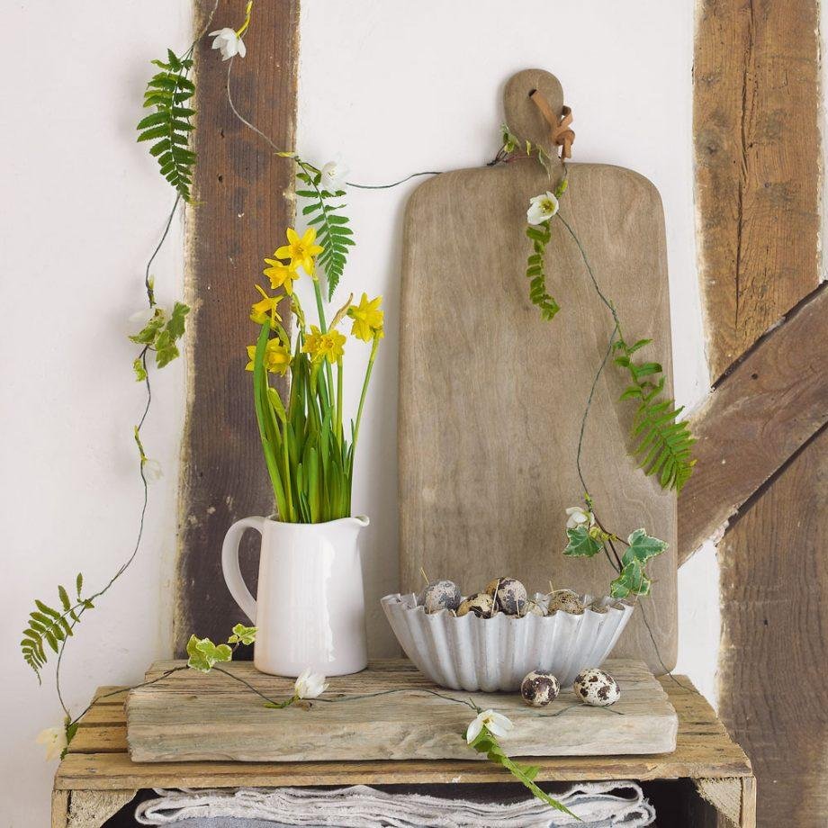 Remplissez la maison de fleurs