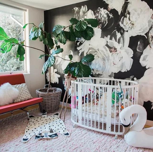 Inspiration pour la chambre de bébé de style bohème moderne