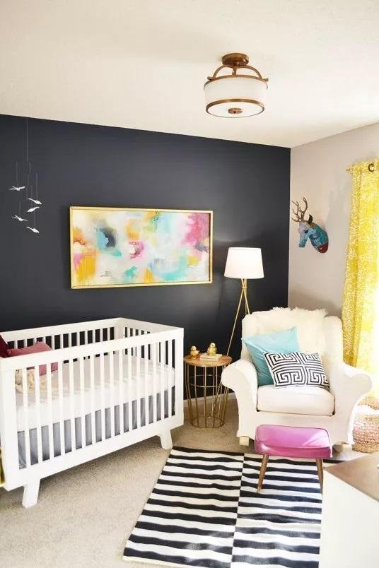 Inspiration pour la chambre de bébé éclectique moderne