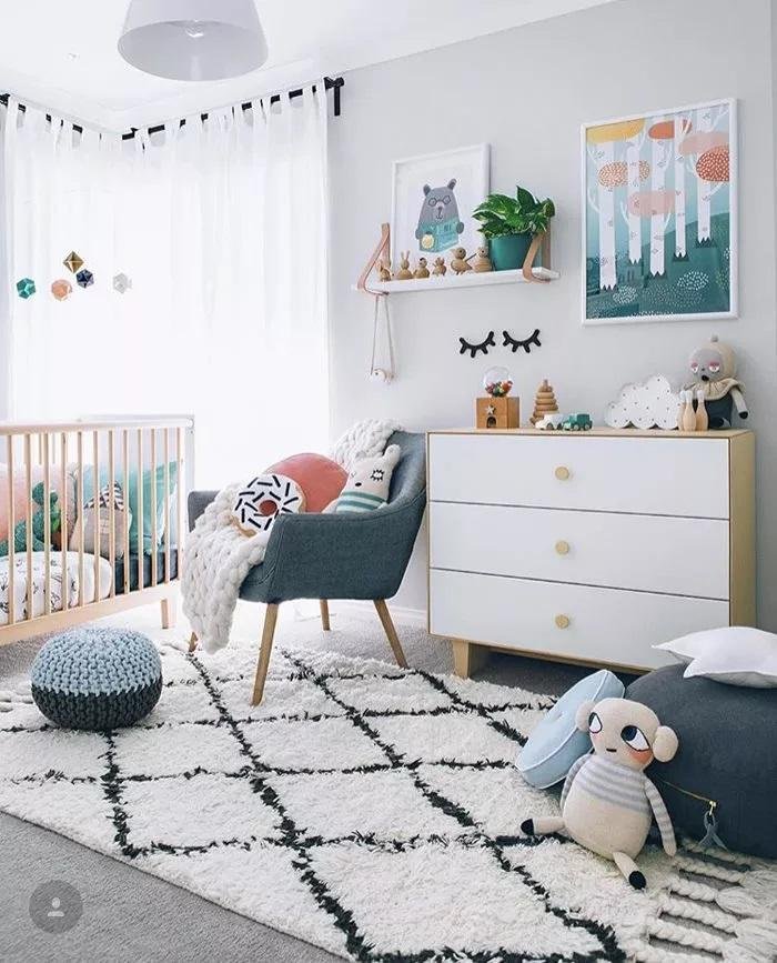 Inspiration pour la chambre de bébé nordique