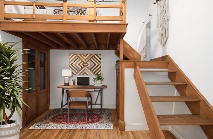 Aménagement de mezzanine atypique 1