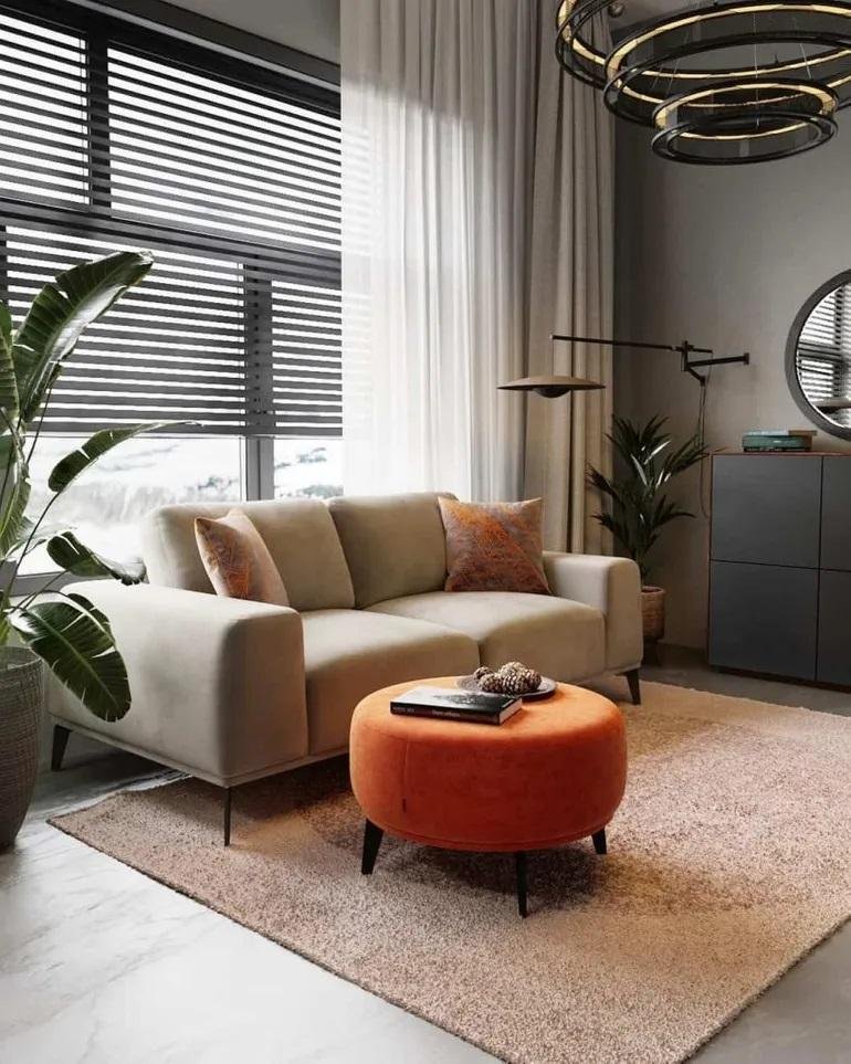 Associez votre couleur riche au motif le plus important de la pièce
