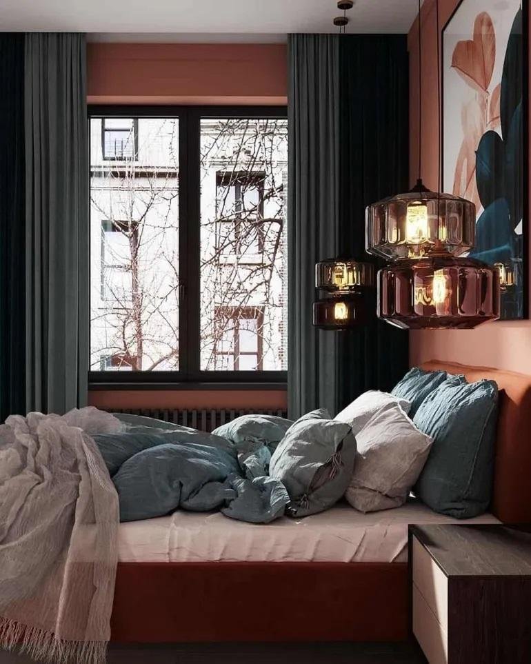 Quelles sont les couleurs de rideaux qui vont avec des murs terracotta