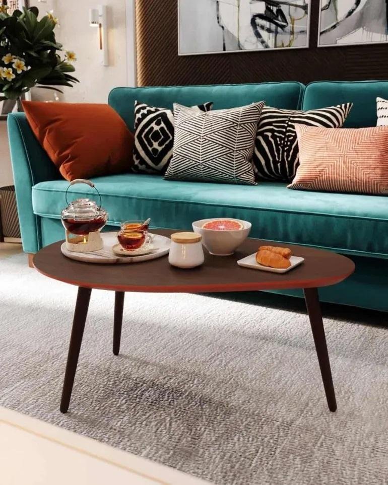 Tapis, coussin, plaid, parure de lit terracotta