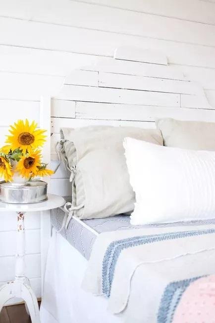 Tête de lit palette inspirée du DIY de Joanna Gaines