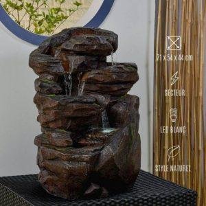 Voir les choses en grand avec une fontaine d'intérieur XL