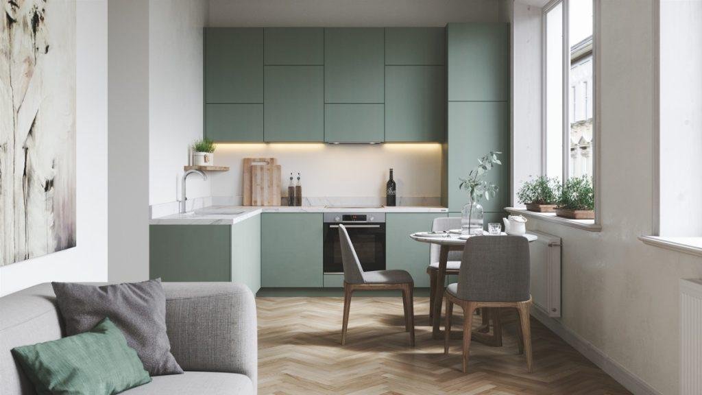 cuisines en L ouvertes sur le salon 