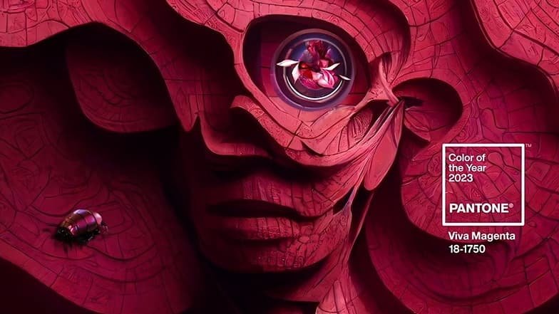 Viva Magenta - Couleur de l'année 2023 Pantone 