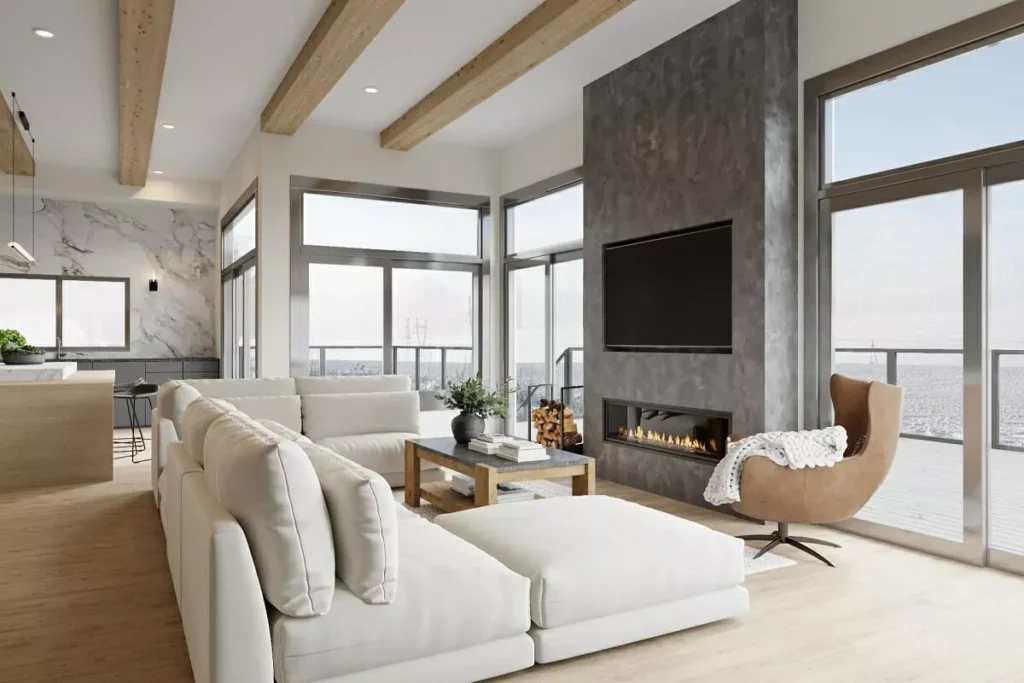 Tendances déco 2023 pureté dans le design d'intérieur