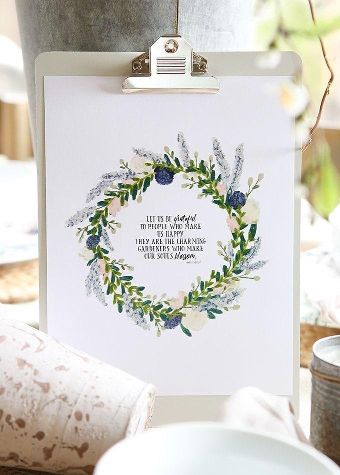 Imprimables gratuits pour le printemps