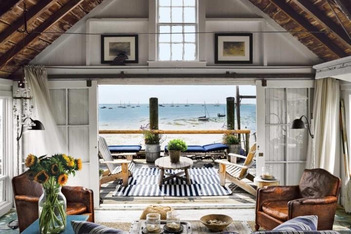 Cabane de pêcheur étonnante à Cape Cod