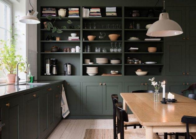 La couleur verte pour la décoration