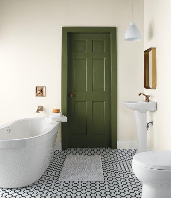 Salles de bain testez Behr Secret Meadow