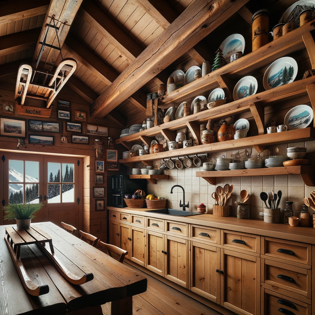 Art de la table savoyard pour une cuisine chaleureuse