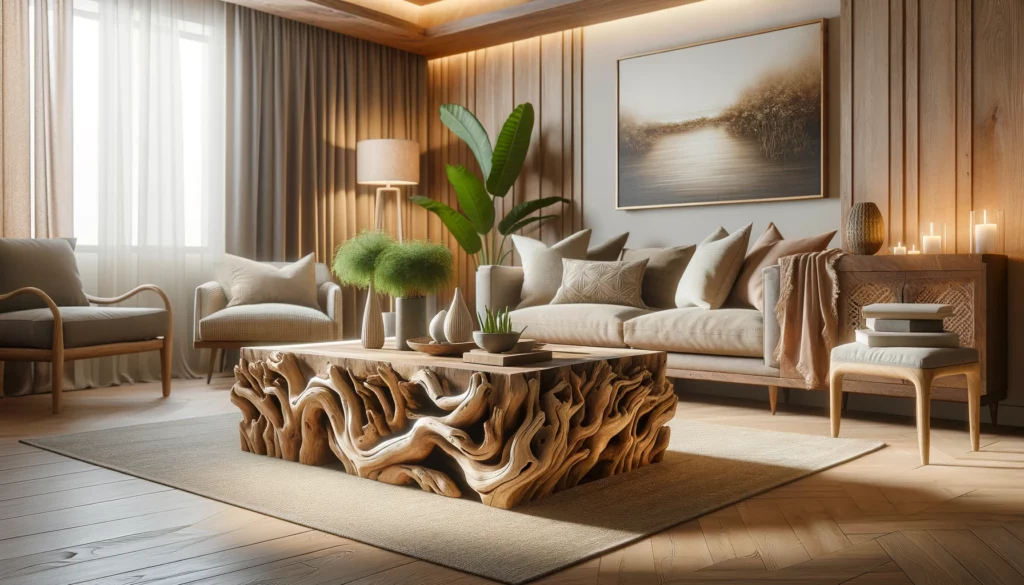 Faire un meuble en bois flotté pour votre salon