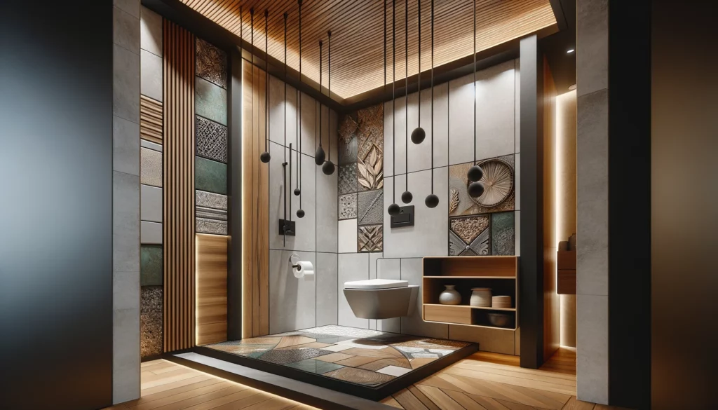 Idées originales pour un aménagement de WC suspendu