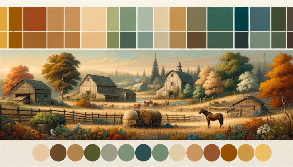 Quelles sont les couleurs champêtres Quelles sont les couleurs champêtres