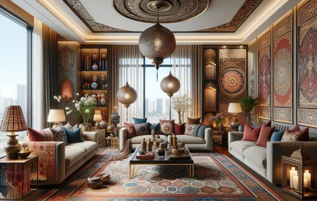Décorer son salon dans un style oriental moderne chic
