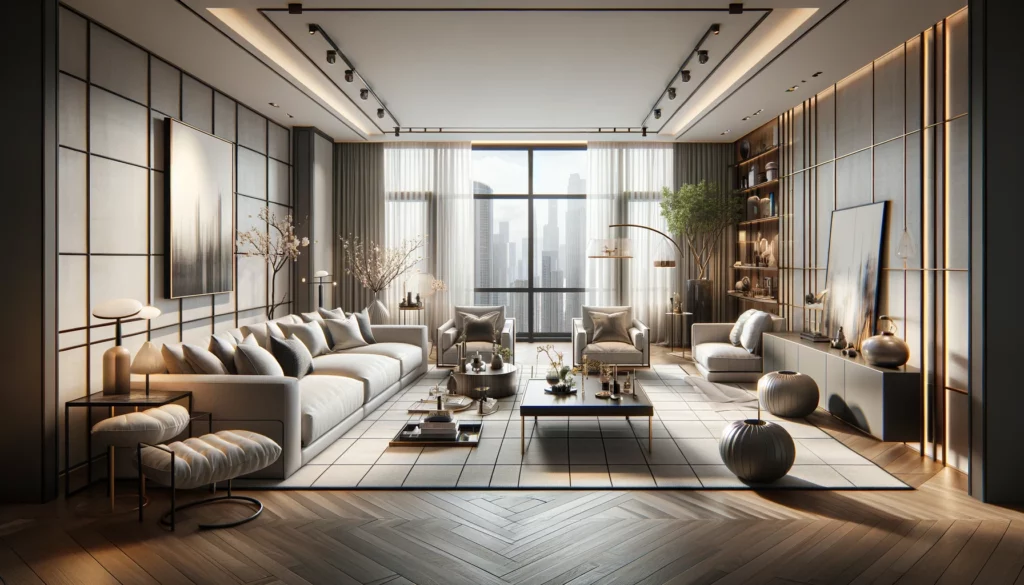 Définir le style moderne chic pour son salon