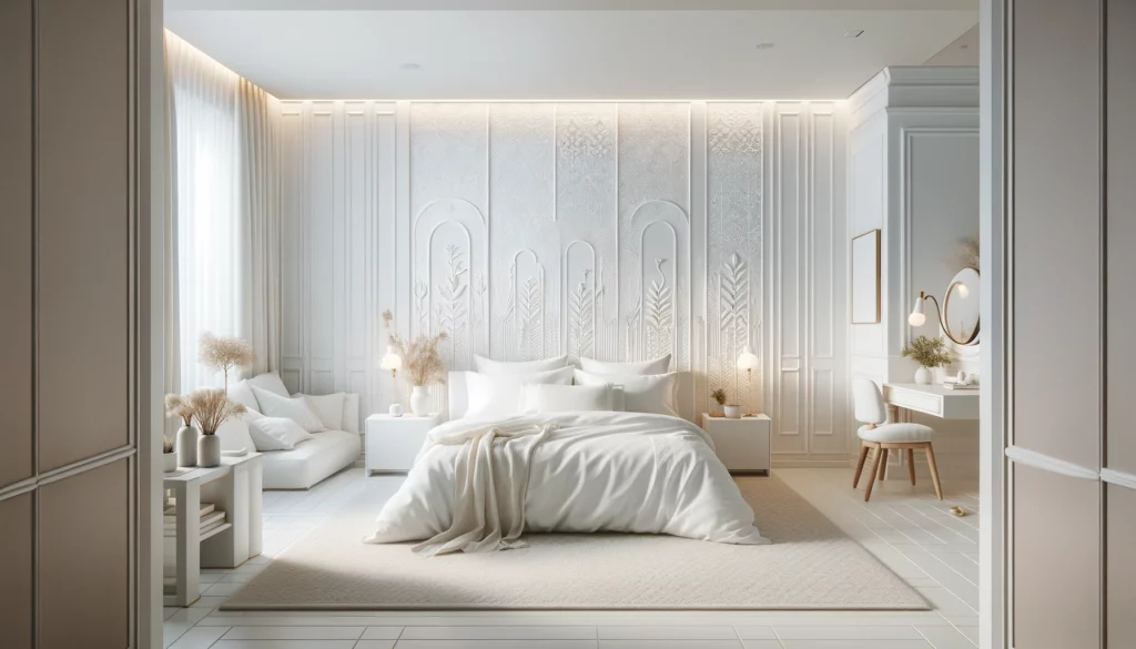 papier peint pour chambres blanches