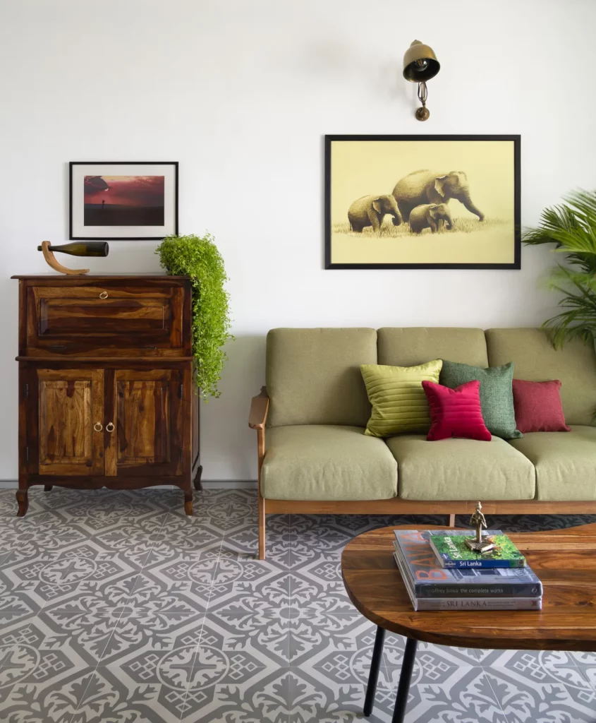 Utilisez des meubles doux comme accents de décoration