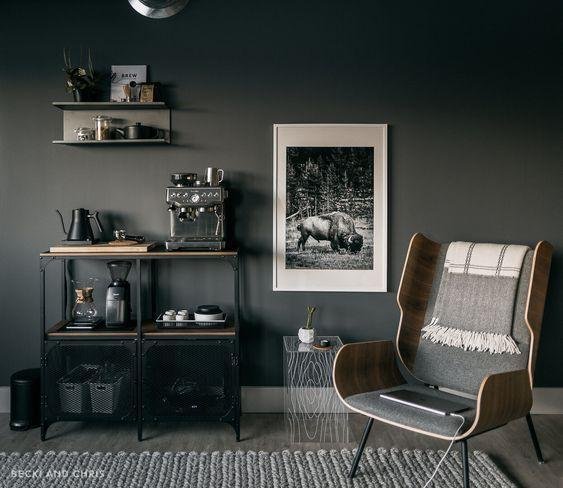 Choisissez le bon endroit disposer les décorations pour le coin café